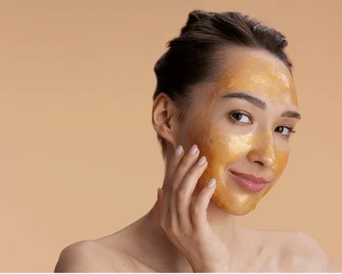 Homemade face mask for glowing skin